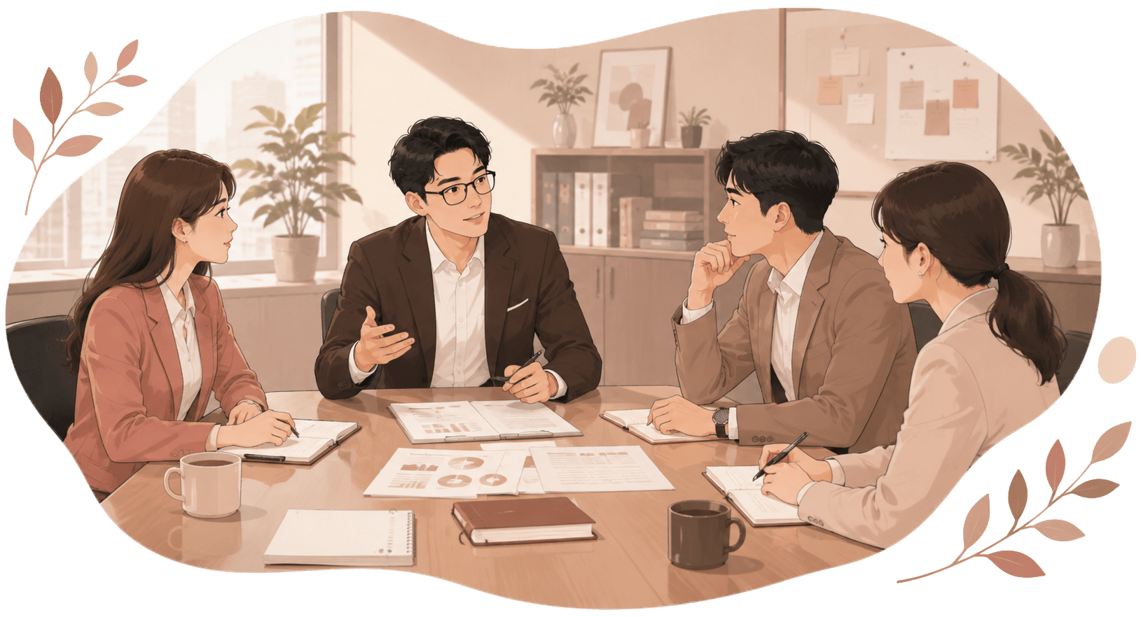 主管與團隊進行管理溝通情境討論