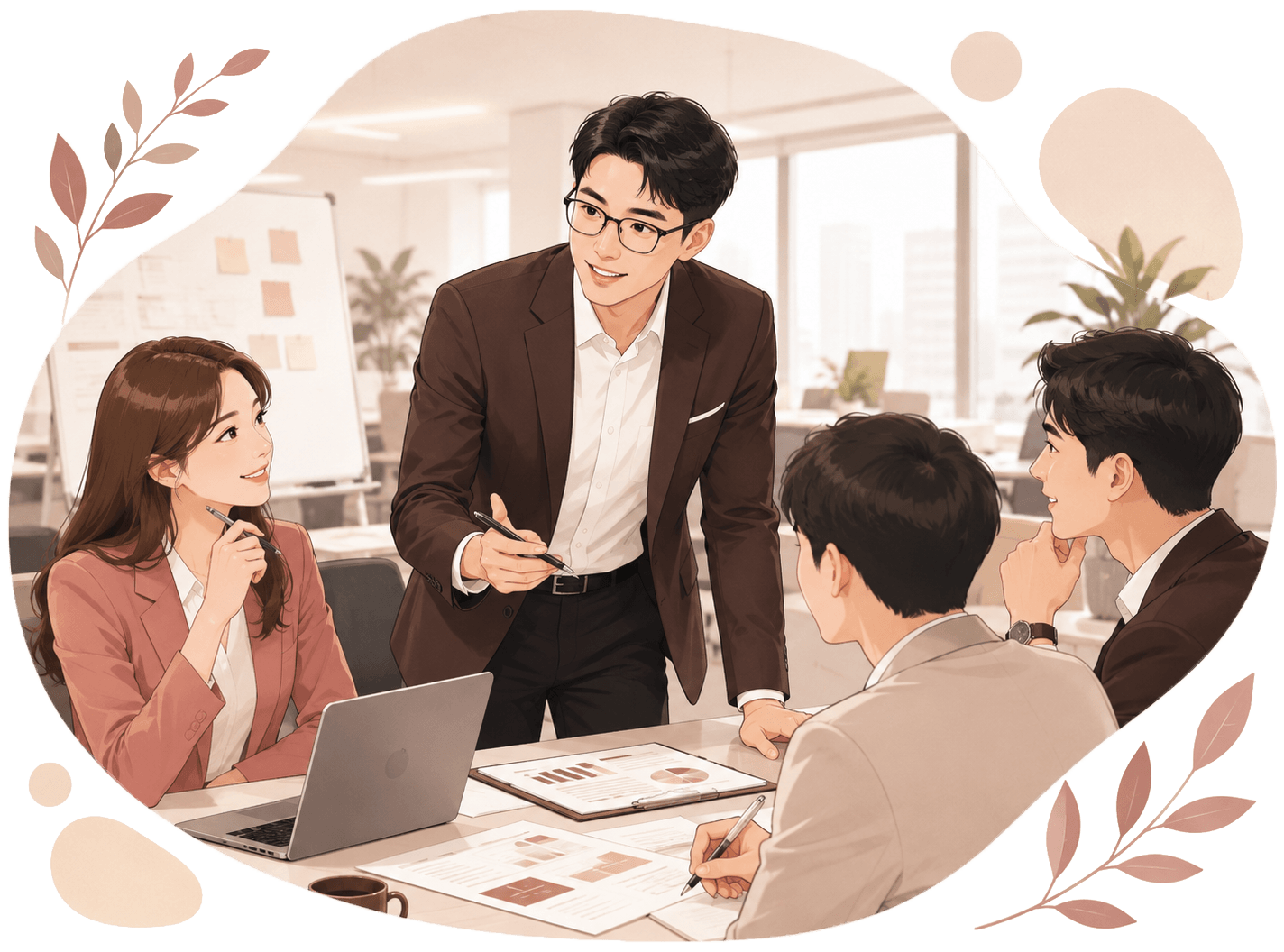 HR 與主管討論員工衝突及管理溝通議題