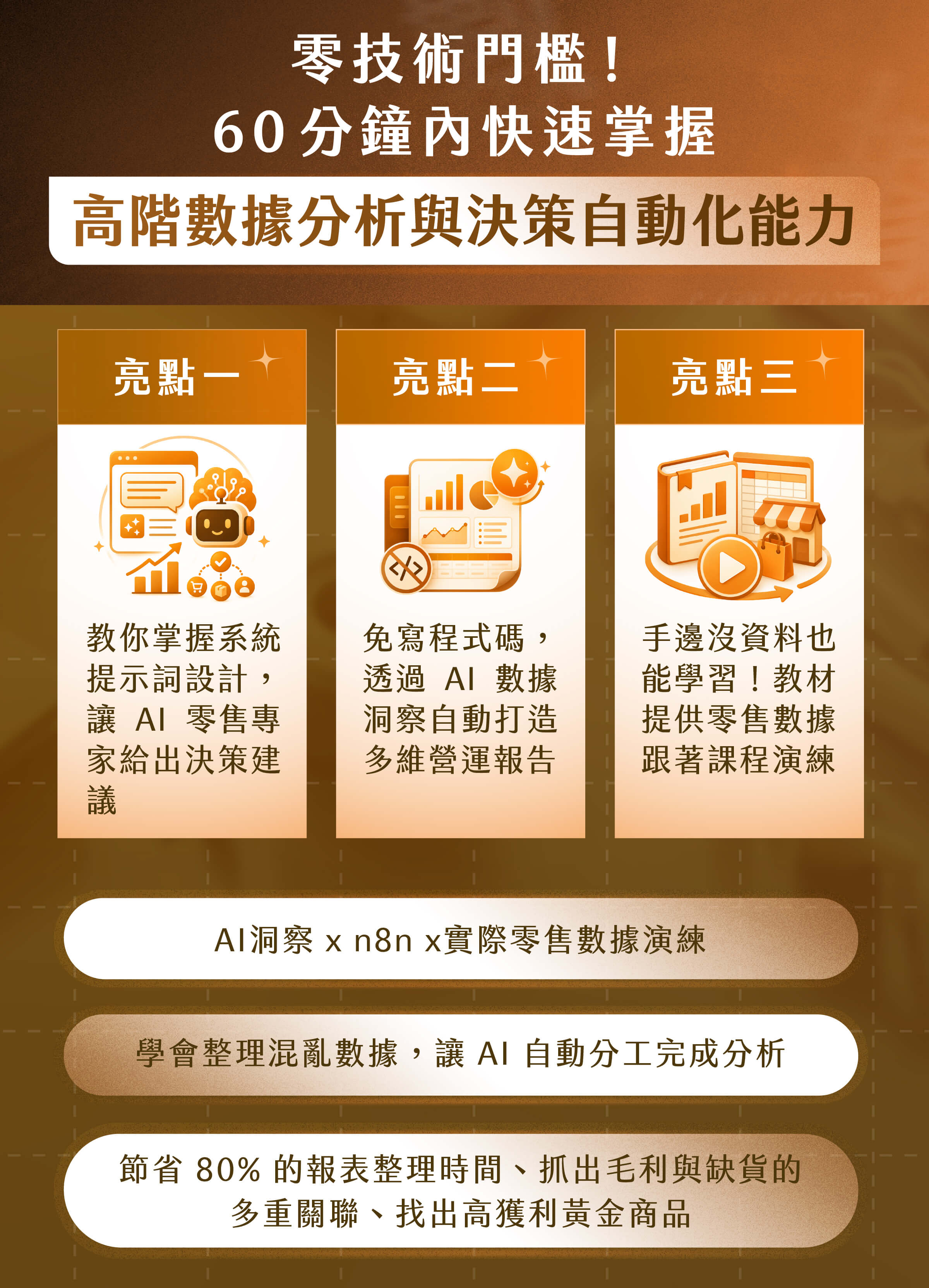 高階數據分析與決策自動化能力