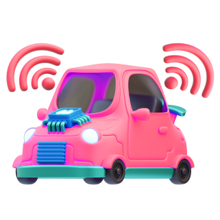Self-driving car icon