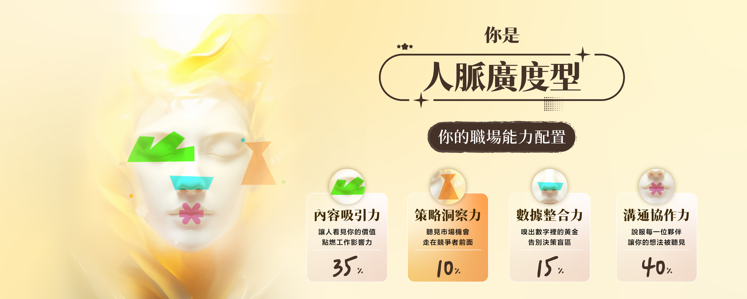 你是｜人脈廣度型