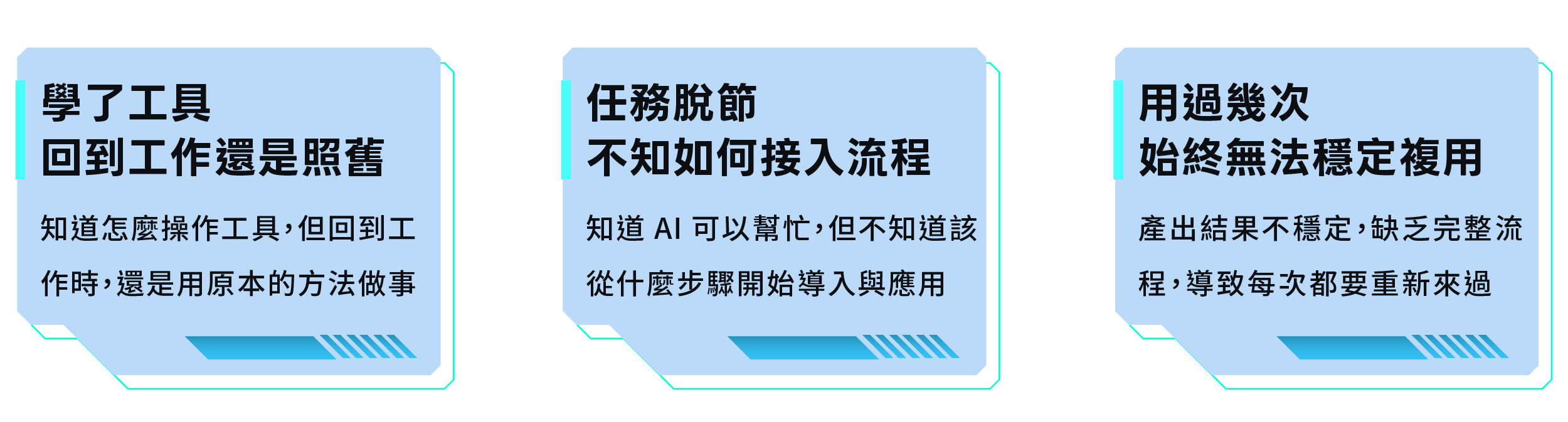 不能應用在每天的工作裡