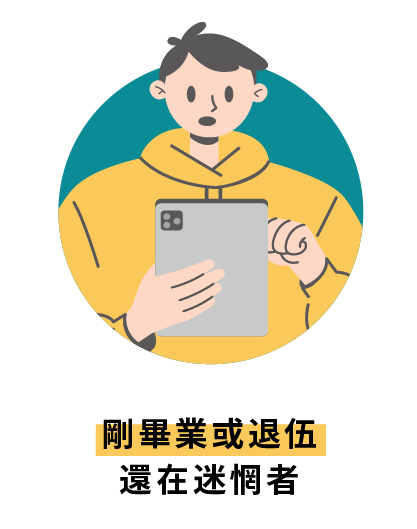 剛畢業或退伍還迷惘的人