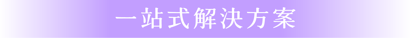 一站式解決方案