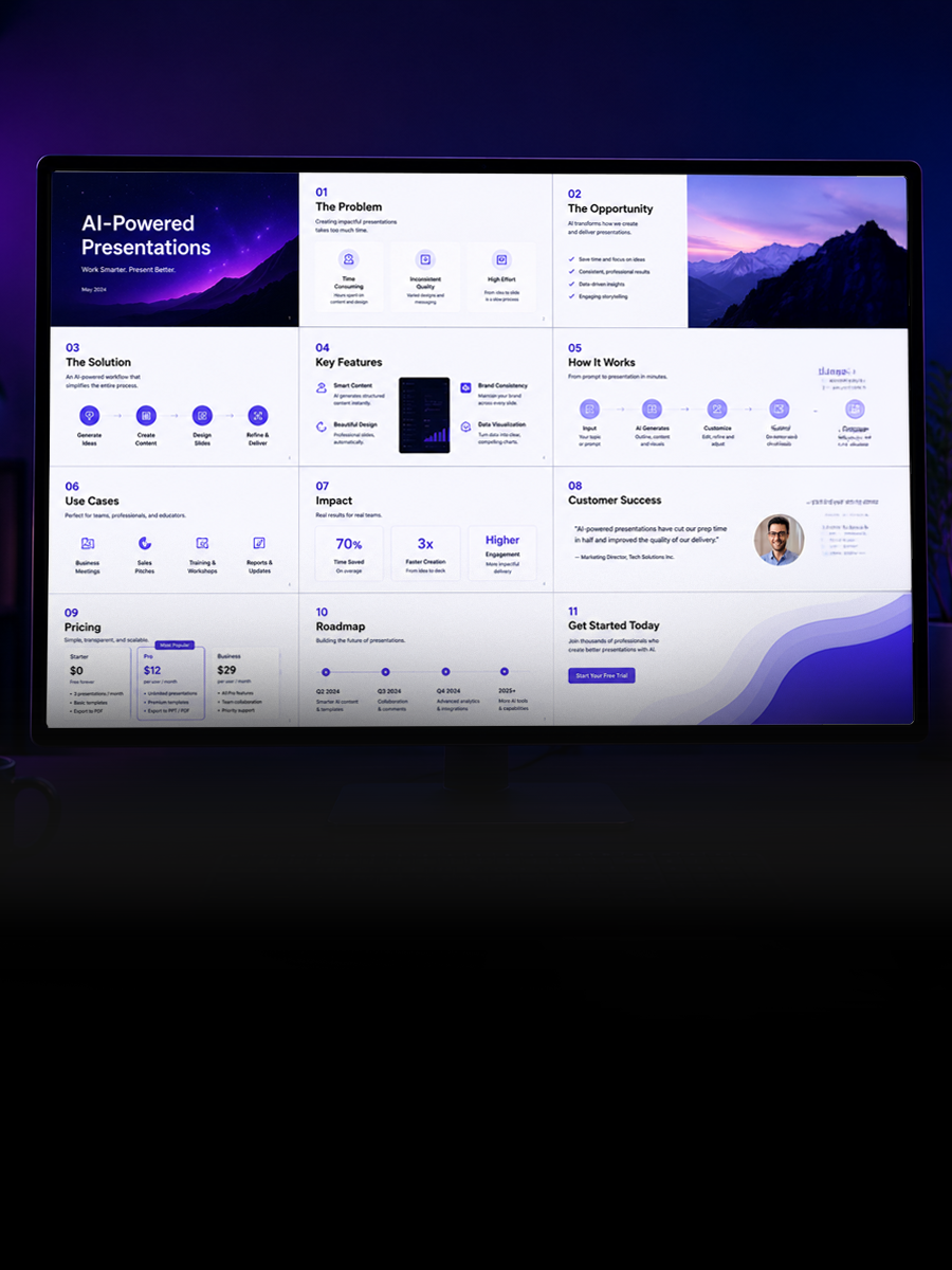 一份完整的 AI 簡報